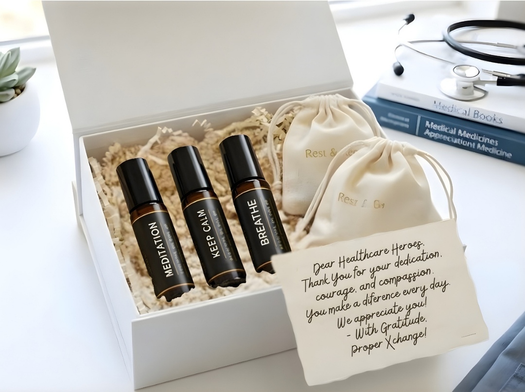 Healthcare hero wellness gift set